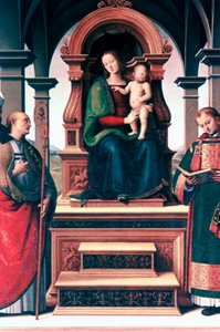 Madone et Enfant avec des Saints, c1470-1523 - Pietro Perugino