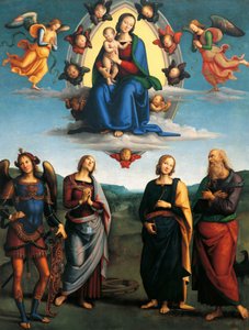Madone en gloire, vers 1500-1501