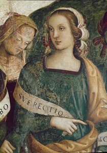 La Sibylle Perse. (détail) - Pietro Perugino