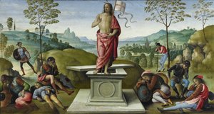 La Résurrection, 1496-1500 - Pietro Perugino