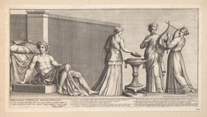 Mariage Aldobrandini (partie droite) - Pietro Sante Bartoli