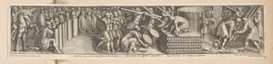 Soldats installant un camp - Pietro Sante Bartoli