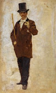Homme portant un haut-de-forme