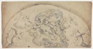Dieu le Père dans la gloire - Pietro Testa