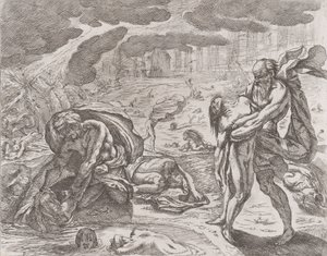 Le déluge, figures tirées de l