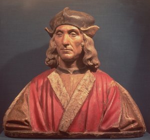 Henri VII, 1509-11 (terre cuite peinte)