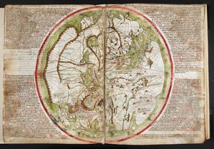 Carte du monde, c.1320-25 (vélin)