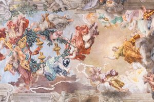 Le triomphe de la divine providence (détail) - Pietro da (1596 1669) Cortona