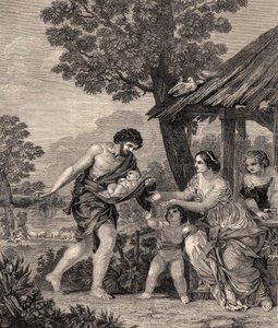 Romulus et Remus. Gravure d