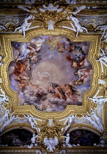 Cosme Ier de Médicis conduit devant Jupiter par la Victoire et Hercule - Pietro da Cortona