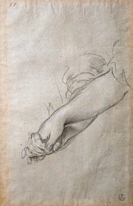 Mains et bras, étude pour la fresque L