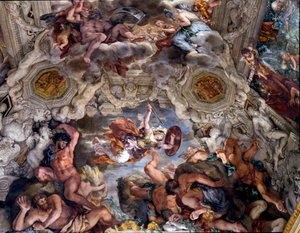 Le Triomphe de la Providence Divine (détail)