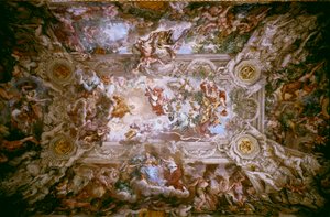 La gloire des Barberini : Le Triomphe de la Providence divine