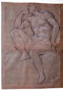 Jeune homme, étude - Pietro da Cortona