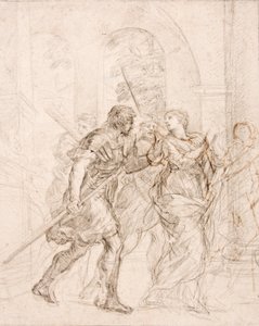 Sainte (Martina ) conduite à son martyre - Pietro da Cortona