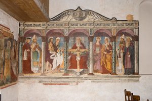 Église Saint-Pierre-et-Saint-Paul, Valvasone, Frioul, Italie (fresque) - Pietro da Vicenza