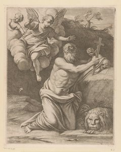 Saint Jérôme dans le désert - Pietro del Po