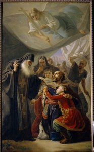Les adieux au grand prince Michel de Tver - Pimen Nikitich Orlov