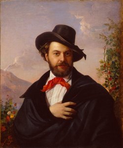Autoportrait, 1851 - Pimen Nikitich Orlov