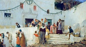 Jour de fête, par Pio Joris (1843-1921) - Pio Joris