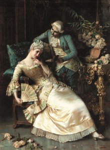 Prétendant portant des cadeaux - Pio Ricci
