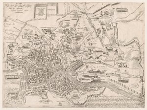 Speculum Romanae Magnificentiae : Plan de la Rome Antique, 16ème siècle - Pirro Ligorio