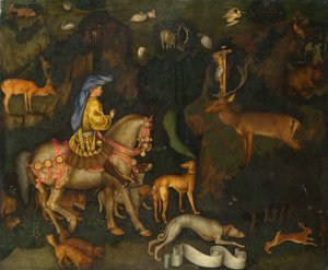 La Vision de Saint Eustache - Antonio Pisanello