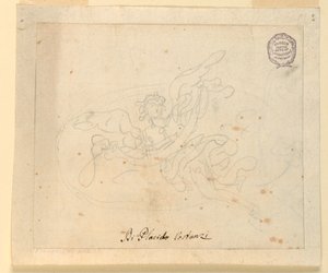 Esquisse pour un Ange Volant - Placido Costanzi