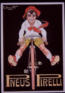 Publicité pour les bicyclettes Pirelli