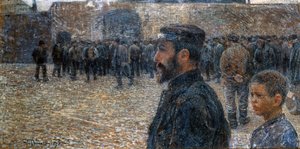 Travail posté (La diana del lavoro) - Plinio Nomellini