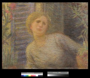 Jeune femme à la fenêtre