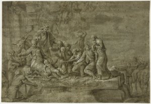 Adoration des bergers - Polidoro da Caravaggio
