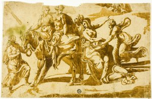 Le vol de Celia - Polidoro da Caravaggio