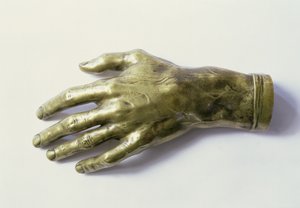Moulage de la main gauche de Frédéric Chopin