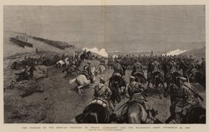 Le Passage de la frontière serbe par le prince Alexandre et l