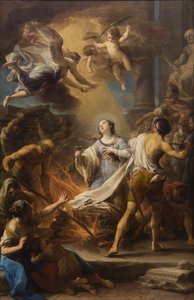 Martyre de Sainte Lucie Pompeo Girolamo Batoni