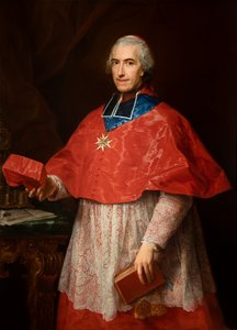 Portrait du Cardinal Jean-François Joseph de Rochechouart - Pompeo Girolamo Batoni