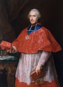 Portrait du Cardinal Jean-François Joseph de Rochechouart - Pompeo Girolamo Batoni