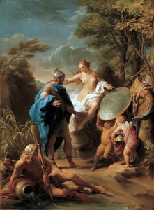 Vénus présentant à Énée une armure forgée par Vulcain - Pompeo Girolamo Batoni