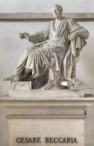 Statue de Cesare Beccaria, 1838 - Pompeo Marchesi