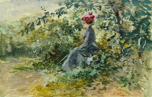 Un moment de repos - Pompeo Mariani