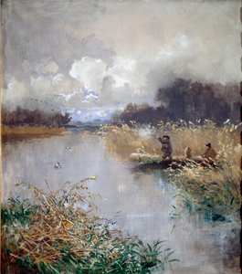Chasse au canard - Pompeo Mariani