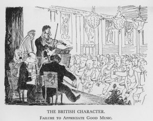 Le caractère britannique, incapacité à apprécier la bonne musique