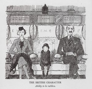 Le Caractère britannique, capacité à être impitoyable (lithographie)