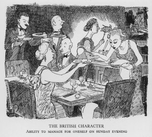Le Caractère Britannique, Capacité à Se Débrouiller Seul le Dimanche Soir