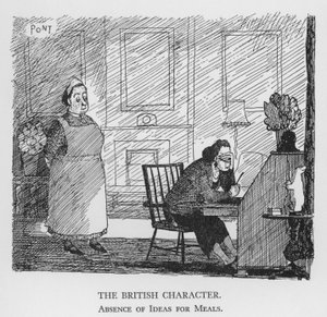 Le Caractère britannique, Absence d