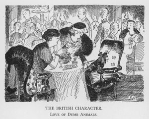 Le caractère britannique, amour des animaux muets - Pont