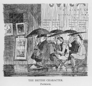 Le caractère britannique, patience (lithographie)