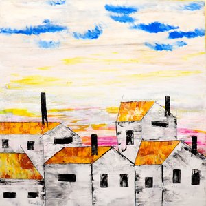 Un paysage urbain de village plein de vie - Poonam Choudhary
