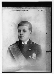Le roi Manuel du Portugal, enfant